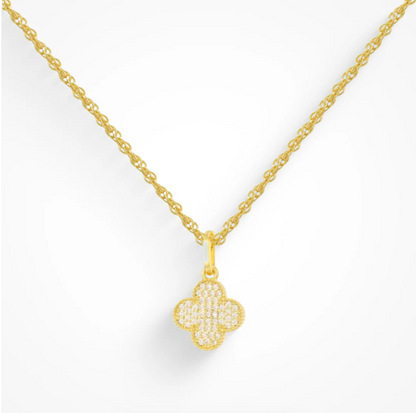 LUSSO™ Iced Clover Necklace