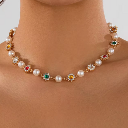 LUSSO™ Pearl Charm Necklace